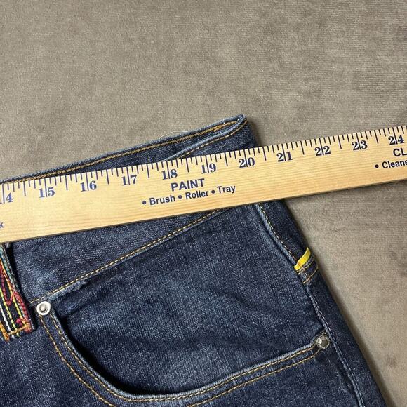 ROCAWEAR JEANS SIZE 42 W. Dark Blue Denim Regular Fit Zip Fly Roca Wear R99 - Picture 5 of 10